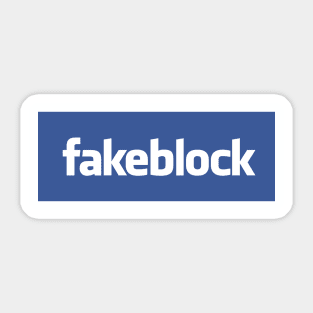 Fakeblock Sticker